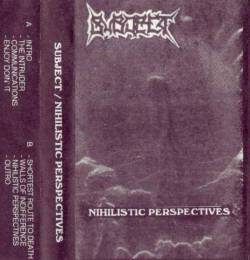 Subject : Nihilistic Perspectives